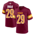harde W.Commanders #29 Rasul Douglas Player Burgundy Home Game Stitched Jerseys