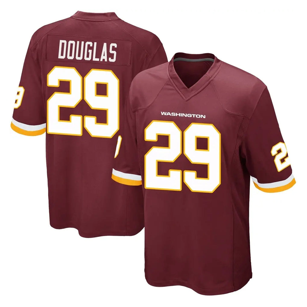 harde W.Commanders #29 Rasul Douglas Player Burgundy Team Color Home Game Stitched Jerseys