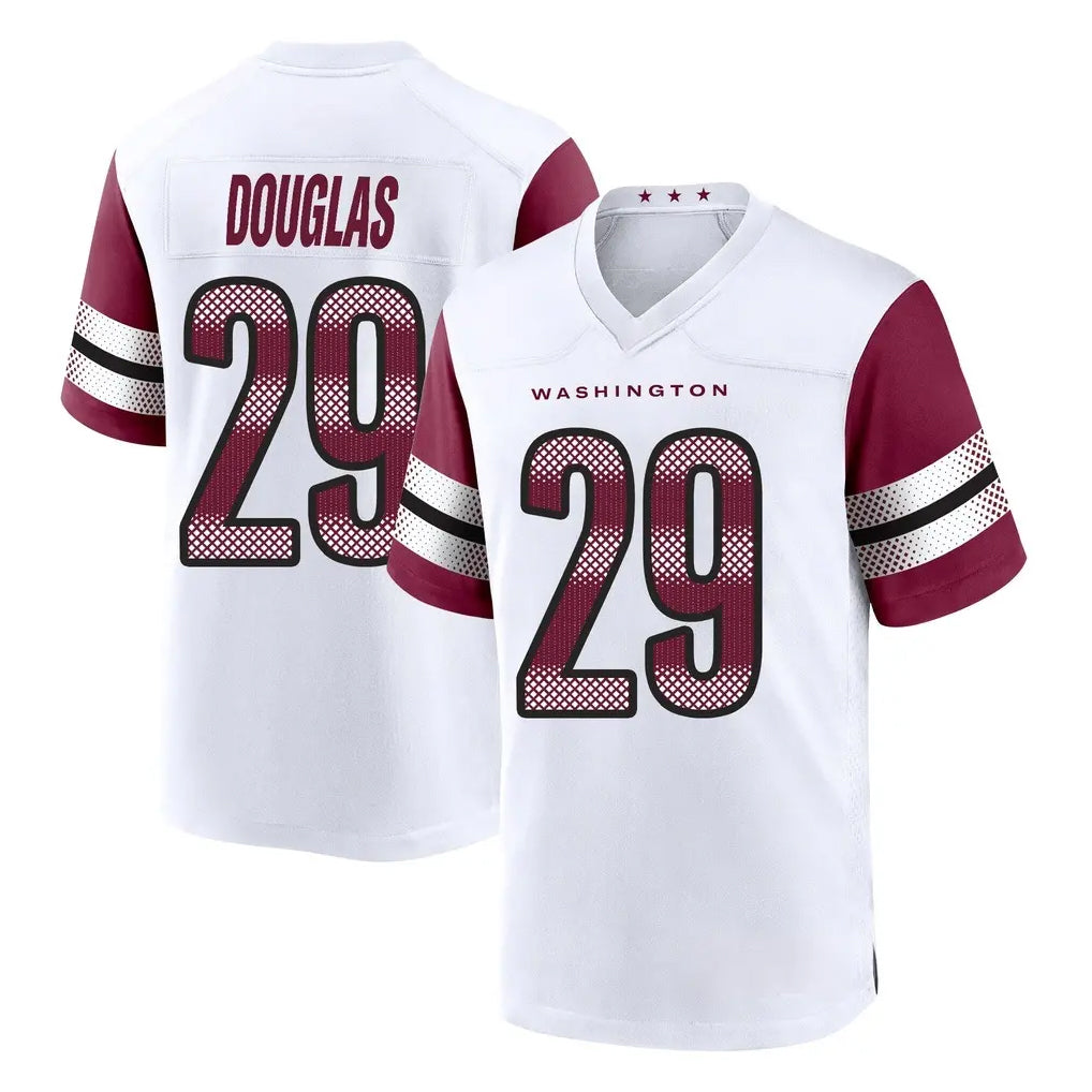 harde W.Commanders #29 Rasul Douglas Player White Game Home Stitched Jerseys