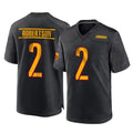 harde W.Commanders #2 Amik Robertson Player Black Home Game Stitched Jerseys