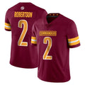 harde W.Commanders #2 Amik Robertson Player Burgundy Limited Vapor Home Game Stitched Jerseys