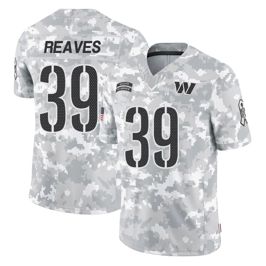 harde W.Commanders #39 Jeremy Reaves Player Arctic Camo Limited Salute To Service Home Game Stitched Jerseys