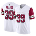 harde W.Commanders #39 Jeremy Reaves Player White Vapor F.U.S.E. Limited Home Game Stitched Jerseys