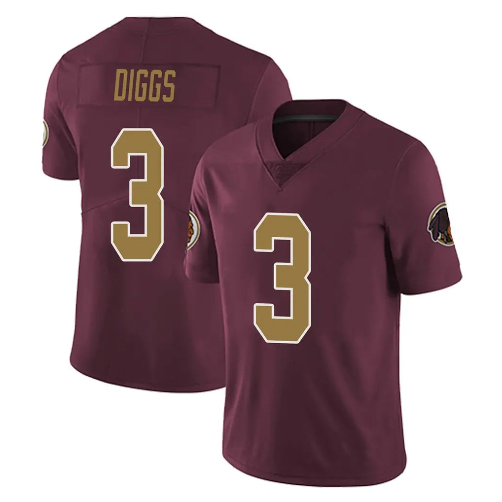 harde W.Commanders #3 Stefon Diggs Player Burgundy Alternate Vapor Untouchable Home Game Stitched Jerseys