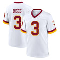 harde W.Commanders #3 Stefon Diggs Player White Home Game Stitched Jerseys