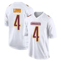 harde W.Commanders #4 Frankie Luvu Player White Tundra Fashion Home Game Stitched Jerseys
