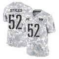harde W.Commanders #52 Sonny Styles Player Arctic Camo Limited Salute To Service Home Game Stitched Jerseys