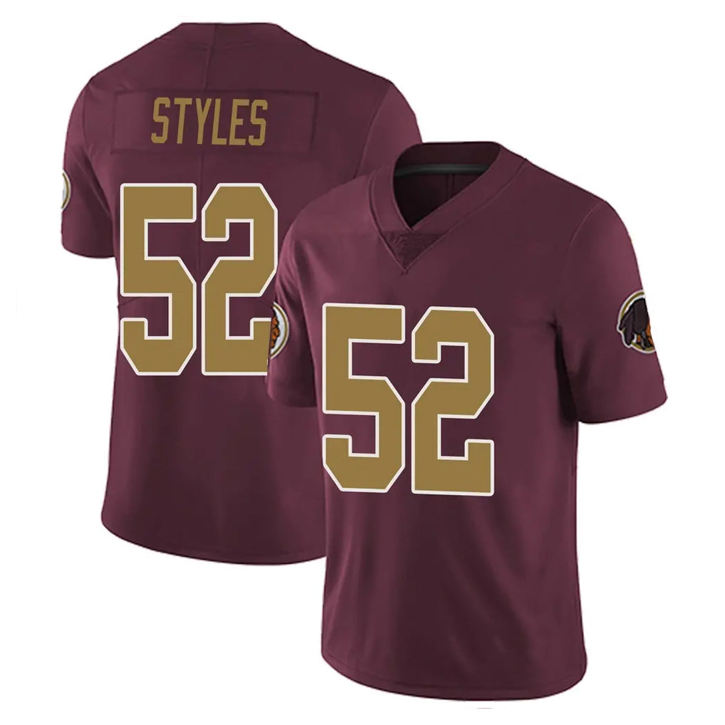 harde W.Commanders #52 Sonny Styles Player Burgundy Alternate Vapor Untouchable Home Game Stitched Jerseys
