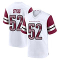 harde W.Commanders #52 Sonny Styles Player White Game Home Stitched Jerseys