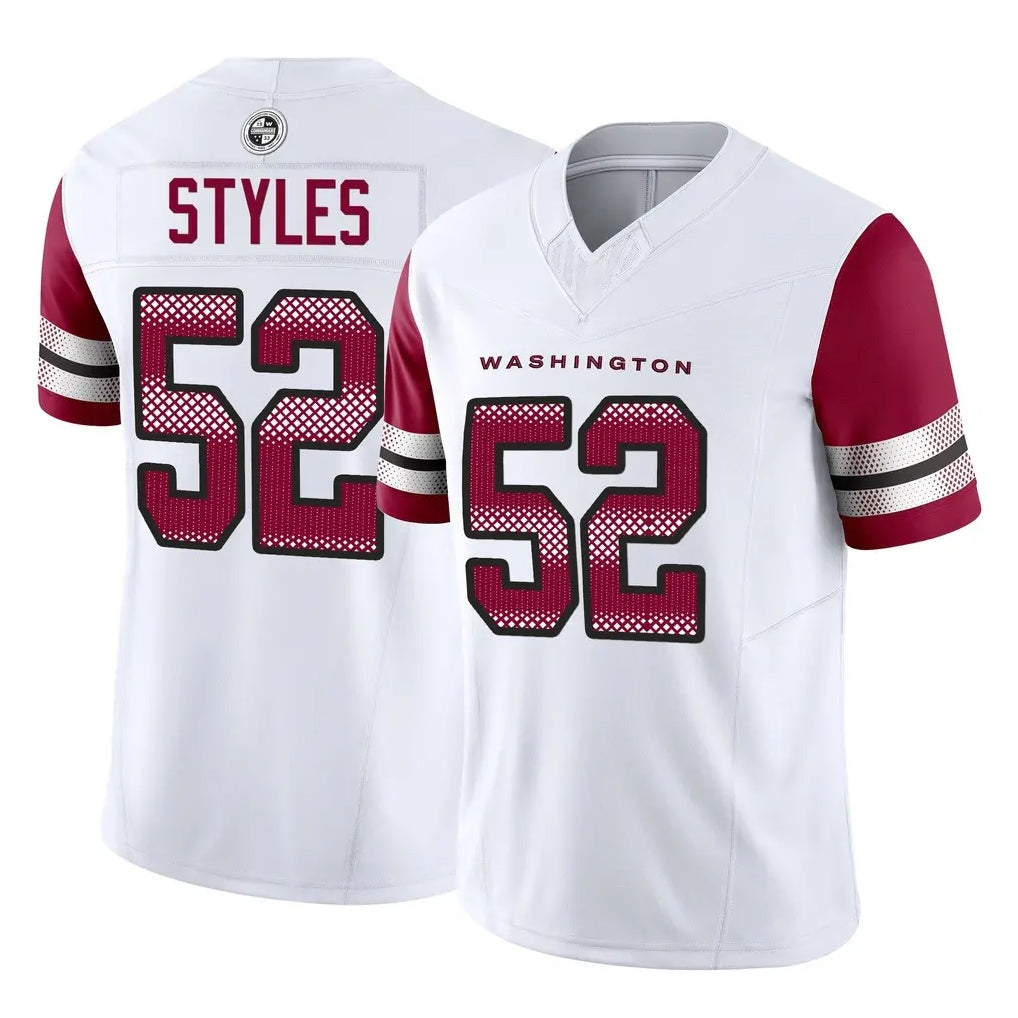 harde W.Commanders #52 Sonny Styles Player White Vapor F.U.S.E. Limited Home Game Stitched Jerseys