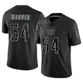 harde W.Commanders #54 Bobby Wagner Player Black RFLCTV Limited Stitched Jerseys