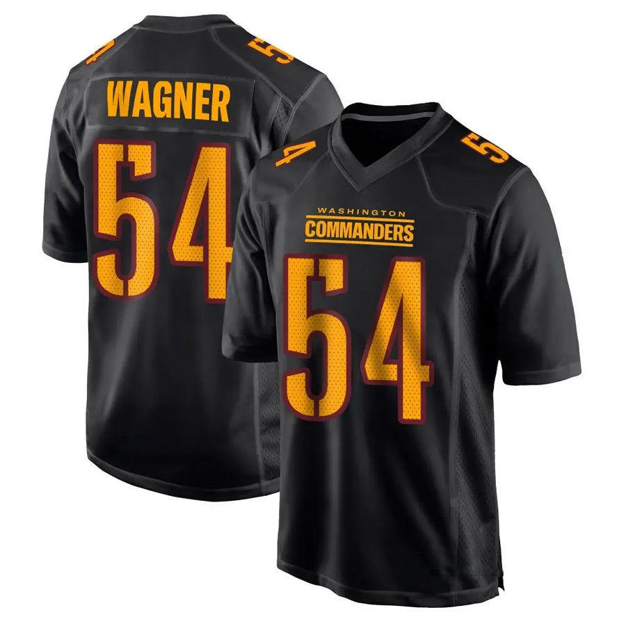 harde W.Commanders #54 Bobby Wagner Player Carbon Black Fashion Stitched Jerseys