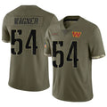 harde W.Commanders #54 Bobby Wagner Player Olive Salute To Service Limited Stitched Jerseys