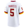 harde W.Commanders #5 Jayden Daniels Player White Home Game Stitched Jerseys