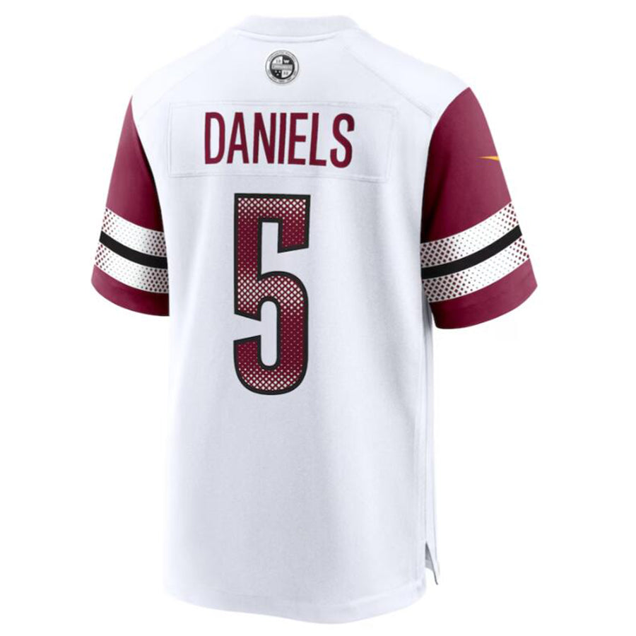 harde W.Commanders #5 Jayden Daniels White 2024 Draft First Round Pick Player Game Stitched Jersey