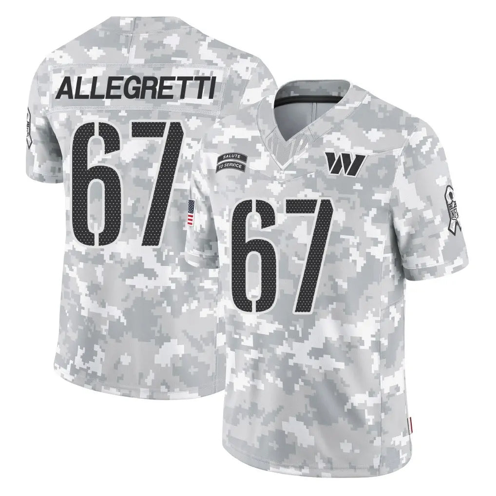 harde W.Commanders #67 Nick Allegretti Player Arctic Camo Limited Salute To Service Home Game Stitched Jerseys