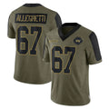 harde W.Commanders #67 Nick Allegretti Player Olive Salute To Service Limited Game Stitched Jerseys
