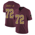 harde W.Commanders #72 Josh Conerly Jr. Player Burgundy Alternate Vapor Untouchable Home Game Stitched Jerseys