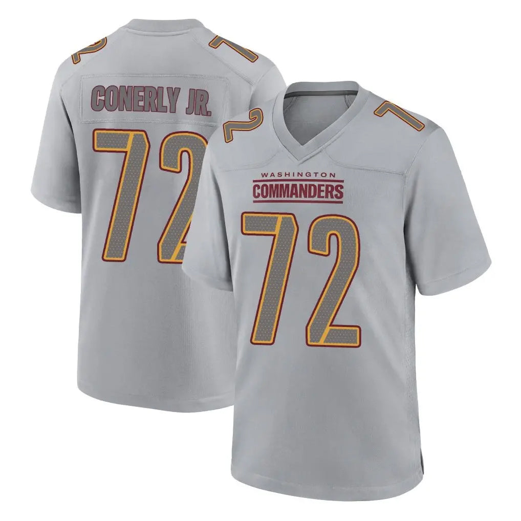 harde W.Commanders #72 Josh Conerly Jr. Player Gray Atmosphere Fashion Home Game Stitched Jerseys