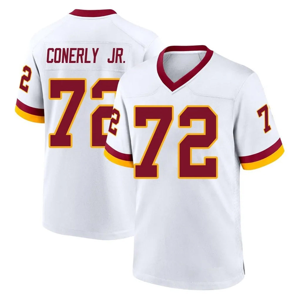 harde W.Commanders #72 Josh Conerly Jr. Player White Home Game Stitched Jerseys