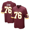 harde W.Commanders #76 Sam Cosmi Player Burgundy Team Color Home Game Stitched Jerseys