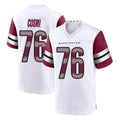 harde W.Commanders #76 Sam Cosmi Player White Game Home Stitched Jerseys