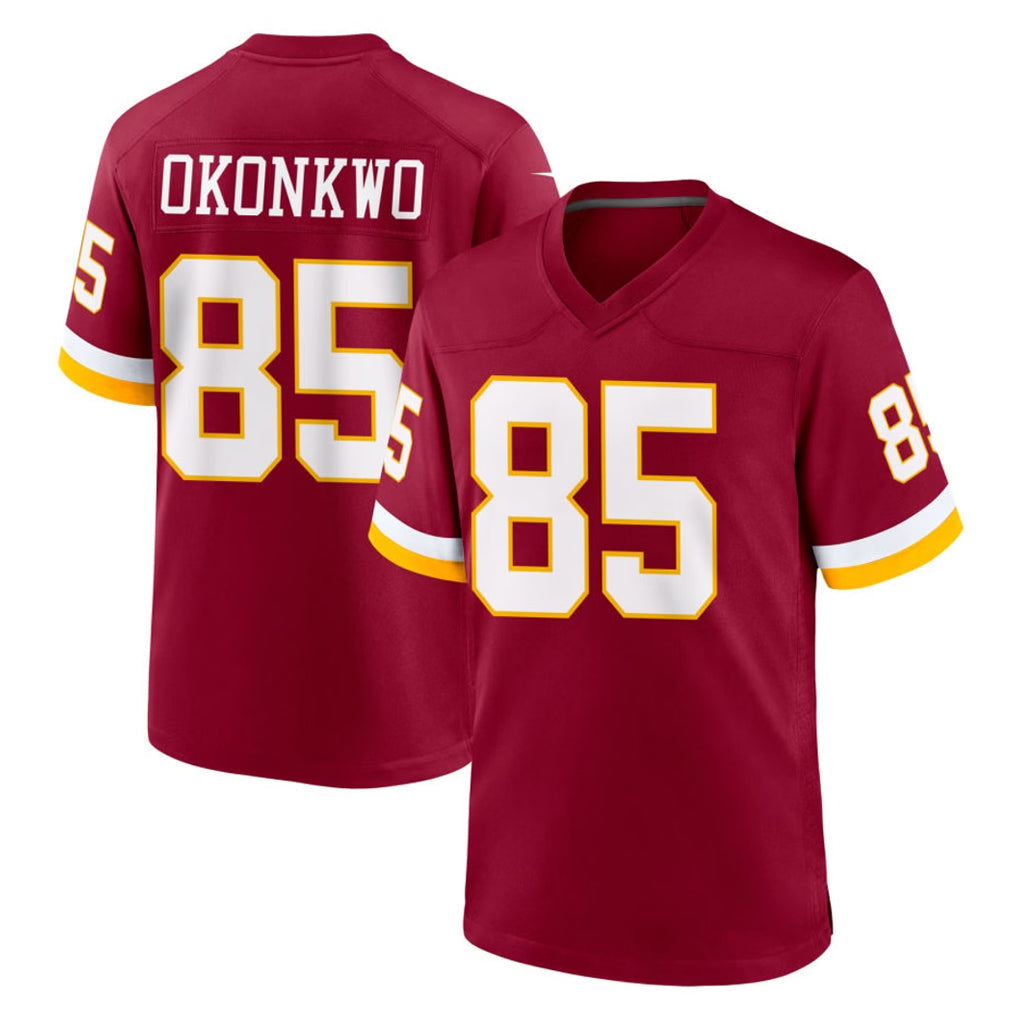 harde W.Commanders #85 Chig Okonkwo Player Burgundy Game Home Stitched Jerseys