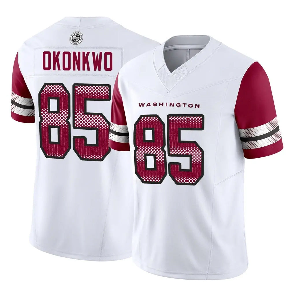 harde W.Commanders #85 Chig Okonkwo Player White Vapor F.U.S.E. Limited Home Game Stitched Jerseys
