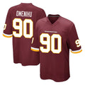 harde W.Commanders #90 Charles Omenihu Player Burgundy Team Color Home Game Stitched Jerseys