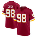 harde W.Commanders #98 Odafe Oweh Player Burgundy Game Home Stitched Jerseys