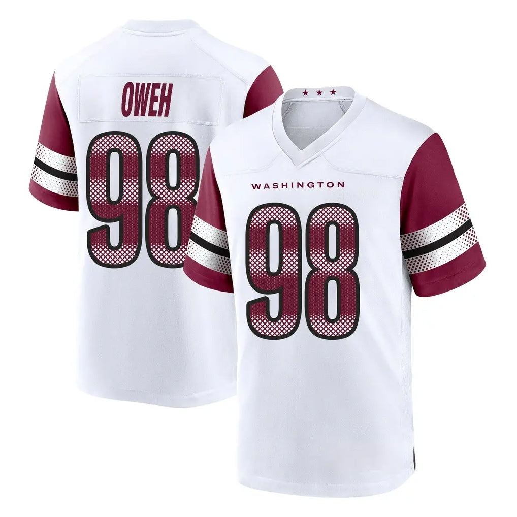 harde W.Commanders #98 Odafe Oweh Player White Game Home Stitched Jerseys