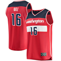 harde W.Wizards #16 Anthony Gill Red Fast Break Replica Jerseys - Icon Edition