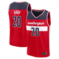 harde W.Wizards #20 Alex Sarr Red Fast Break Replica Jerseys - Icon Edition