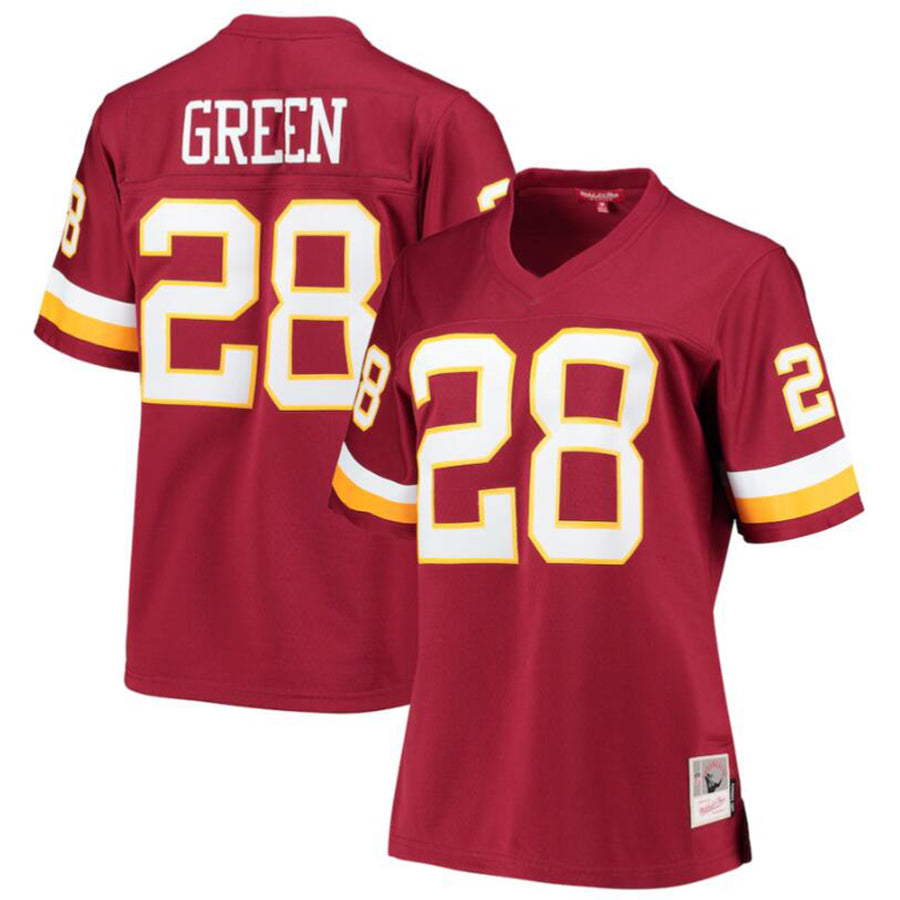 harde Washington Football Team #28 Darrell Green Burgundy Legacy Replica Player American Stitched Jersey