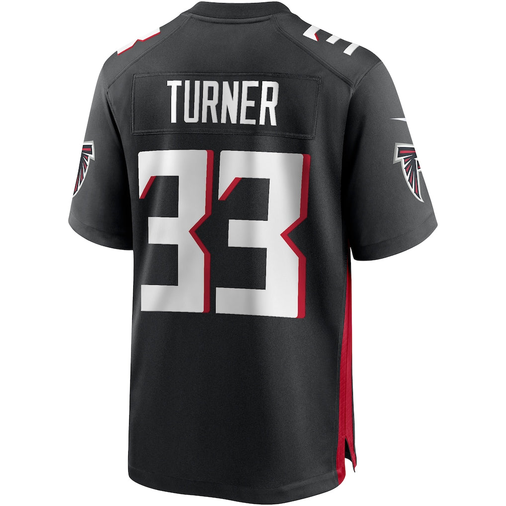harde A.Falcons #33 Michael Turner Black Game Retired Player Jersey