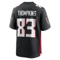 harde A.Falcons #83 Deven Thompkins Black Team Game Jersey