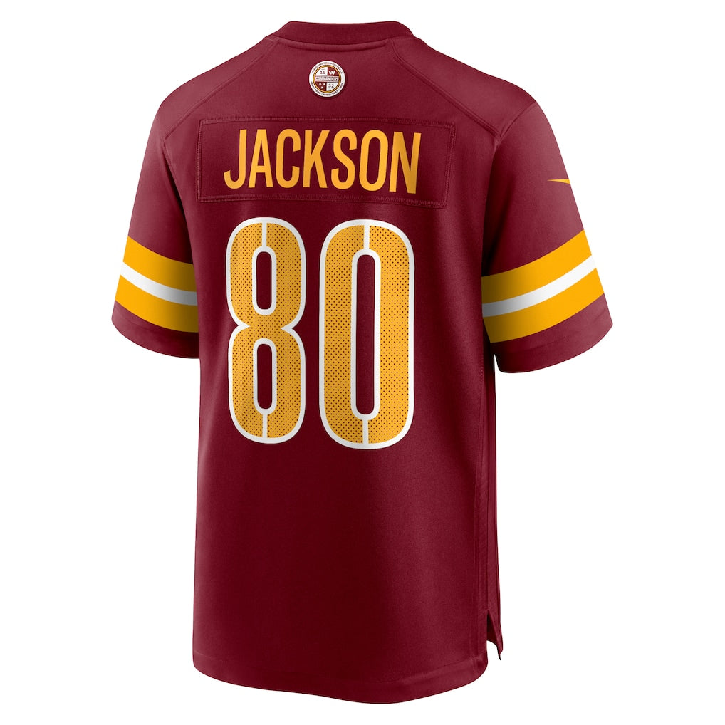 harde W.Commanders #80 Tyree Jackson Burgundy Team Game Jersey