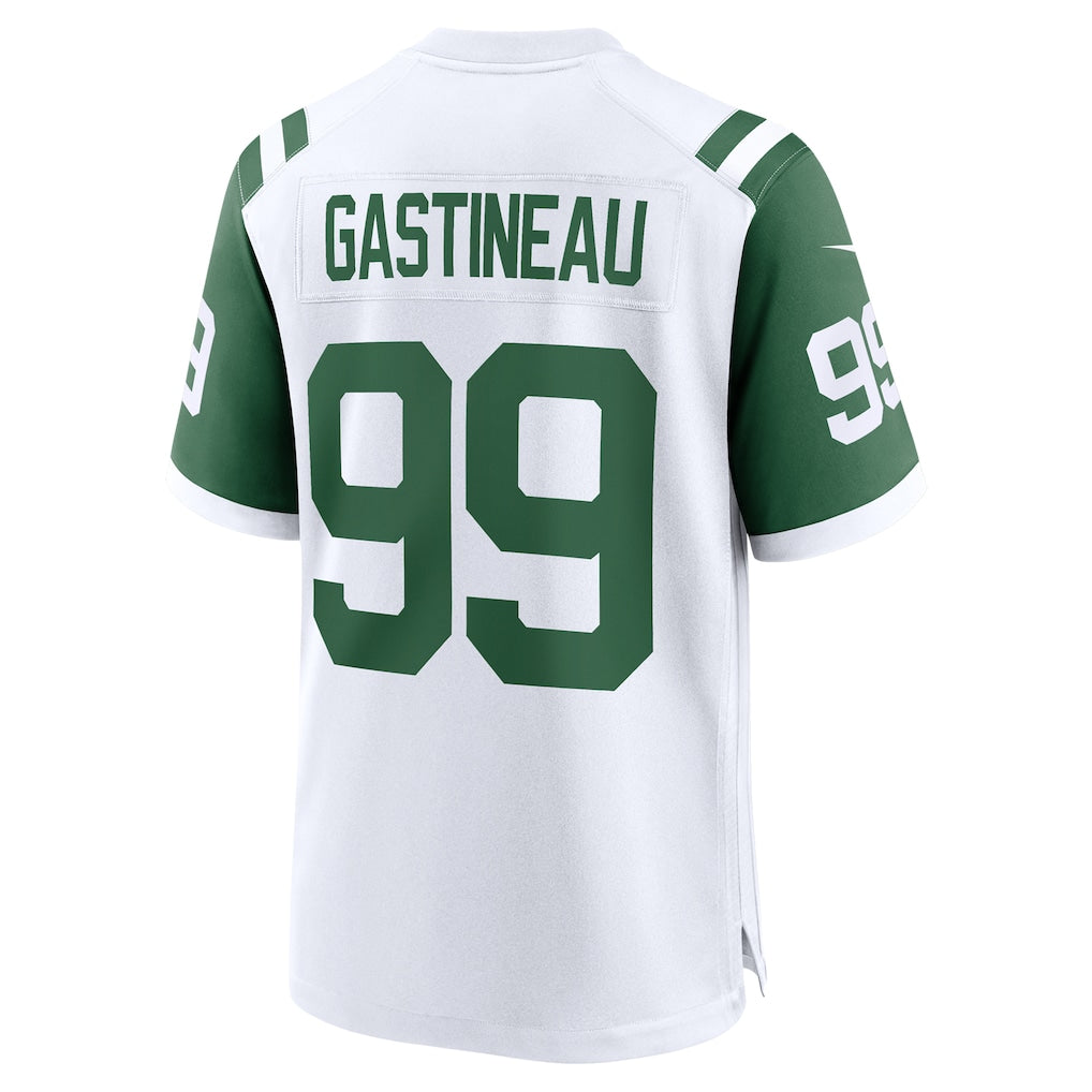 harde NY.Jets #99 Mark Gastineau White Retired Player Alternate Game Jersey