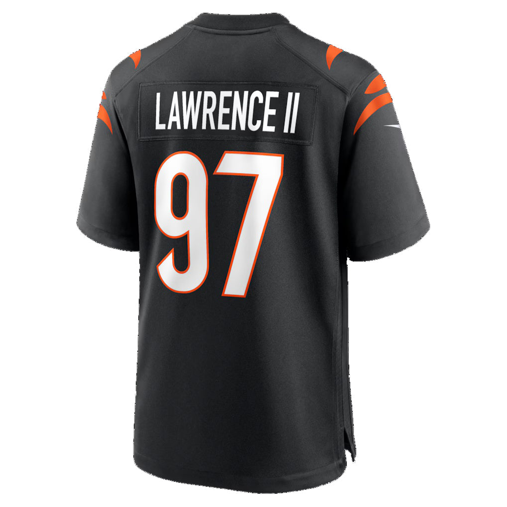 harde C.Bengals #97 Dexter Lawrence II Black Game Stitched Jerseys