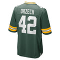 harde GB.Packers #42 Matt Orzech Green Game Jersey