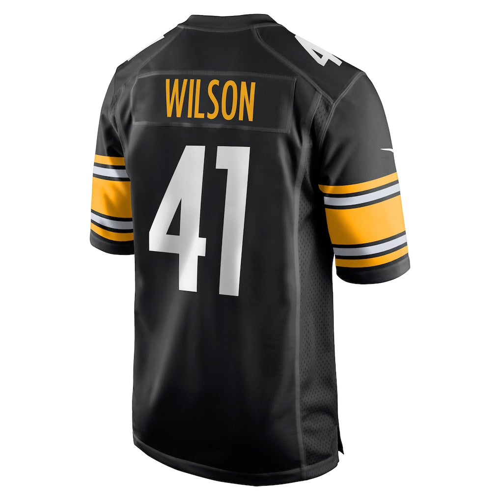 harde P.Steelers #41 Payton Wilson Black Game Jersey