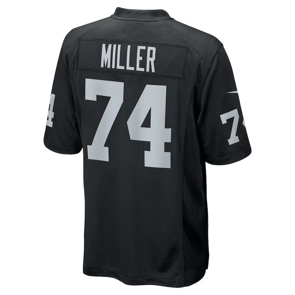 harde LV.Raiders #74 Kolton Miller Black Game Stitched Jerseys