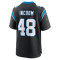harde C.Panthers #48 Thomas Incoom Black Team Game Jersey