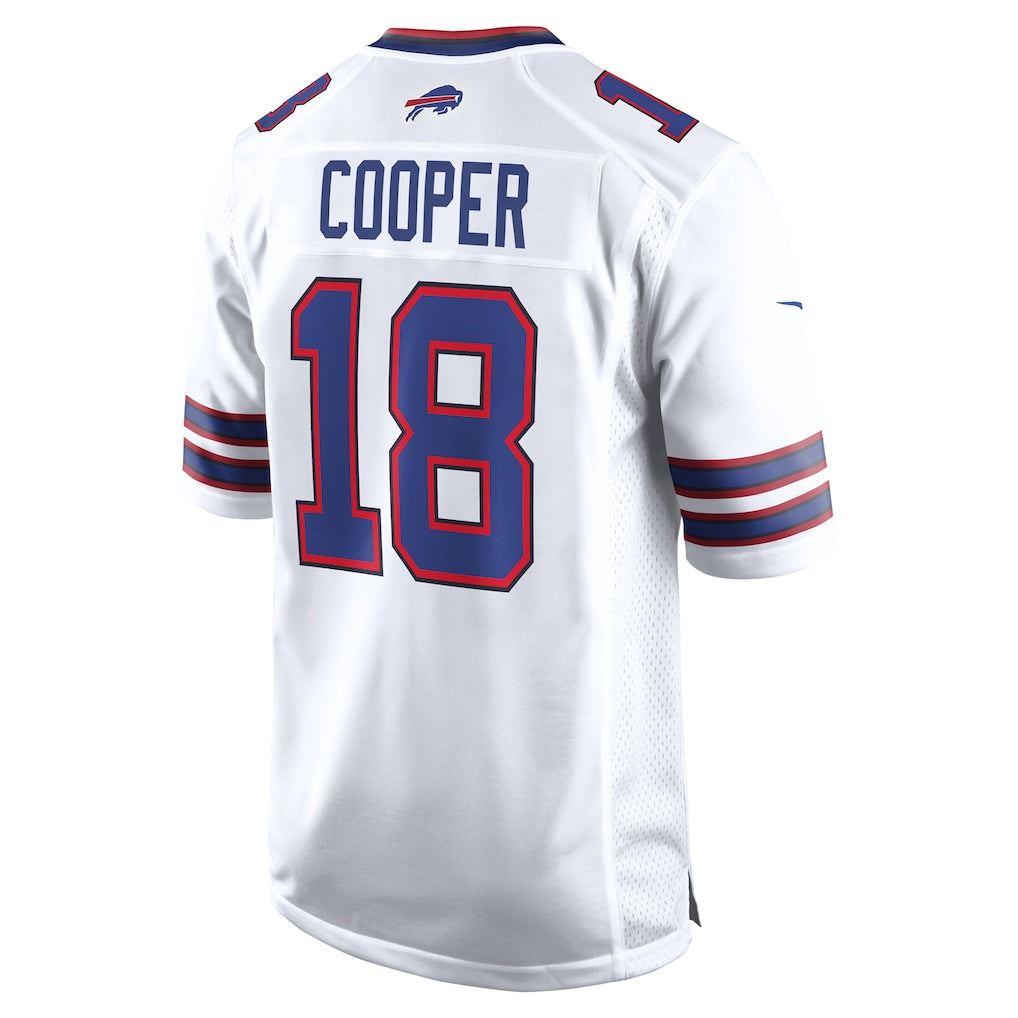 harde B.Bills #18 Amari Cooper White Game Jersey