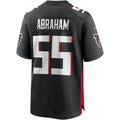 harde A.Falcons #55 John Abraham Black Game Retired Player Jersey