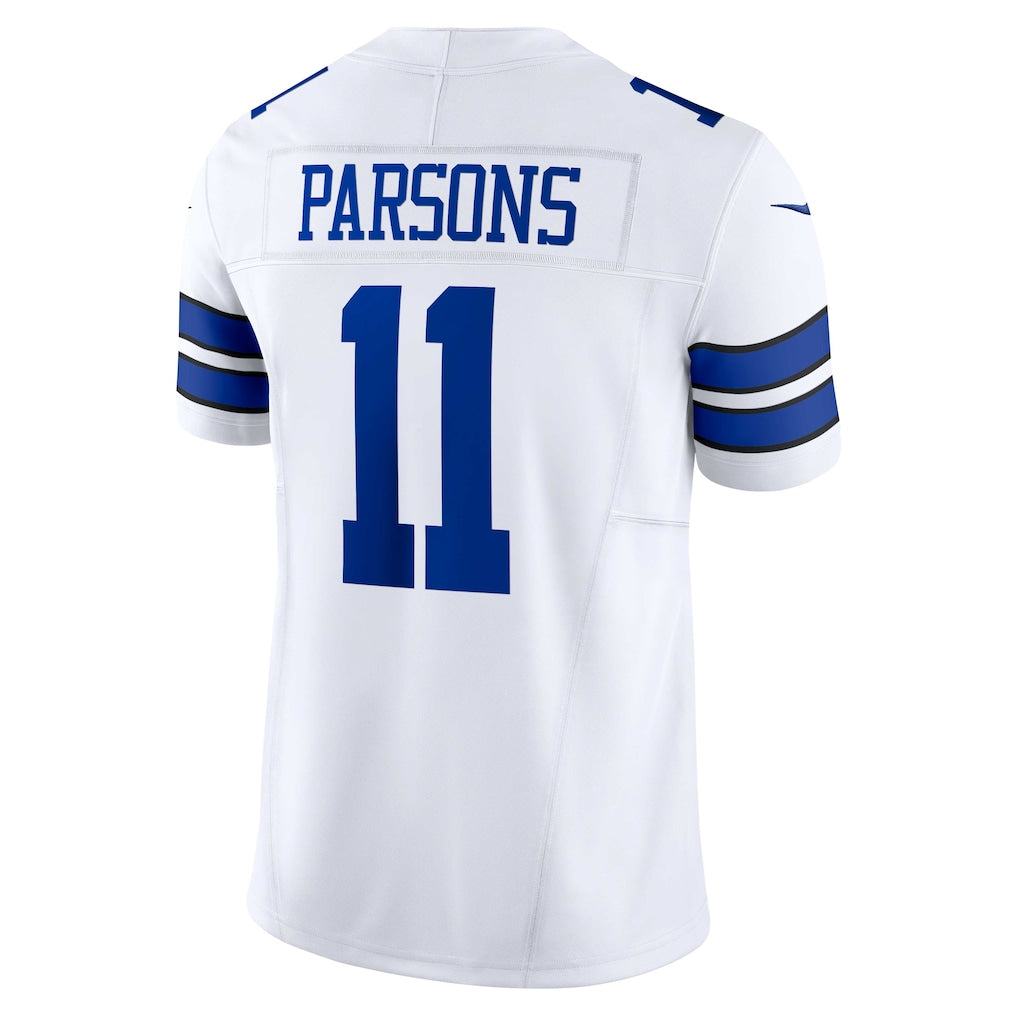 harde D.Cowboys #11 Micah Parsons White Vapor F.U.S.E. Limited Jersey