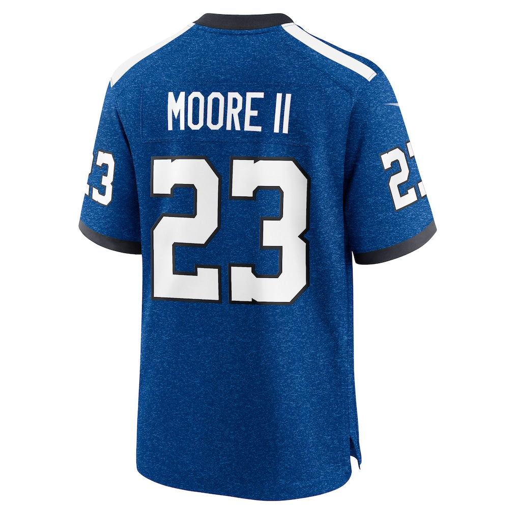 harde IN.Colts #23 Kenny Moore II Royal Indiana Nights Alternate Game Jersey