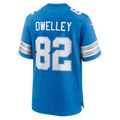 harde D.Lions #82 Ross Dwelley Blue Team Game Jersey