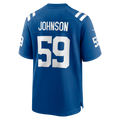 harde IN.Colts #59 Buddy Johnson Royal Team Game Jersey