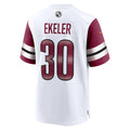 harde W.Commanders #30 Austin Ekeler White Game Jersey